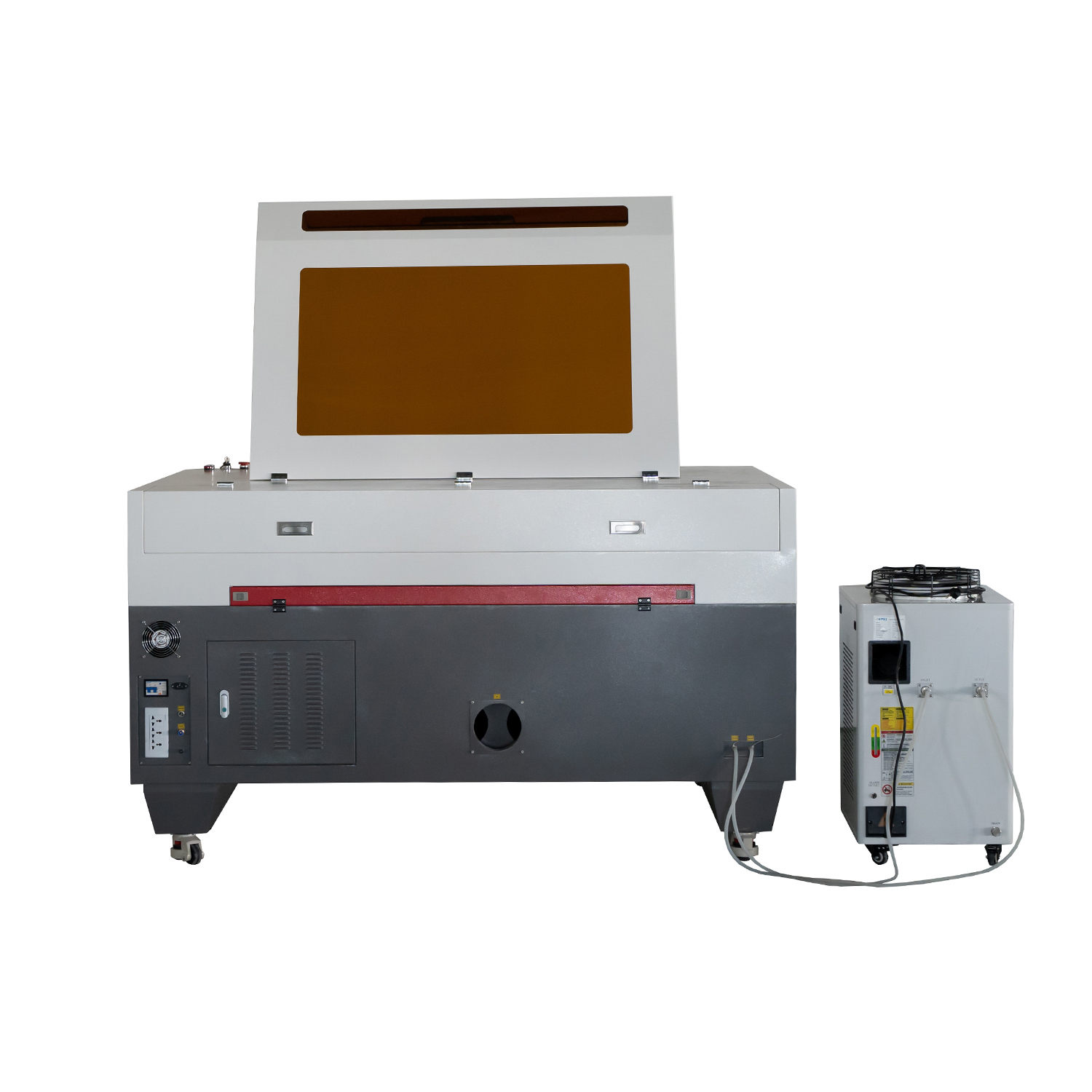 180w 300W 1390 mixed co2 metal Acrylic stainless steel laser cutting machine for metal sheet and non metal wood MDF