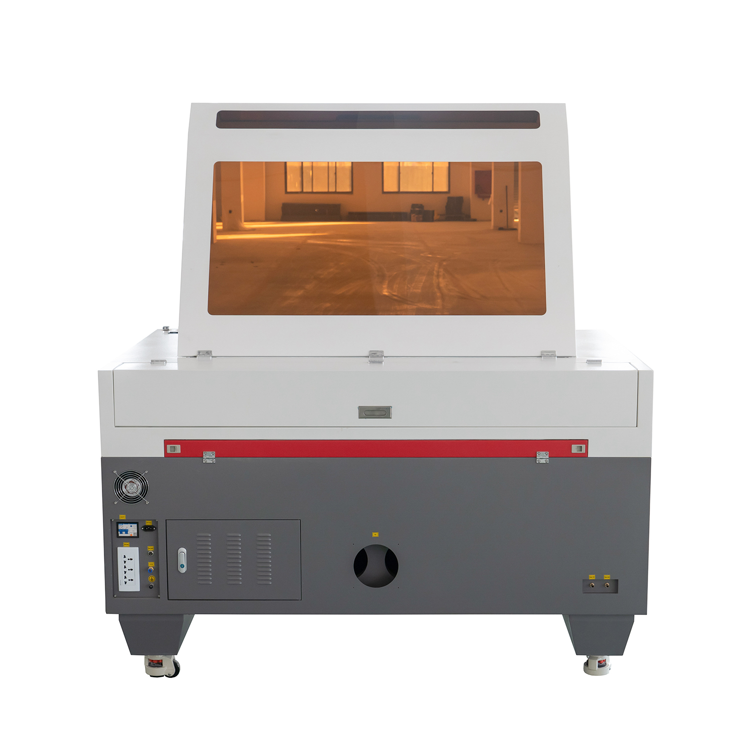 Two heads 1310 1610 300W hybrid CO2 laser cutting machine 80W CO2 laser engraving machine
