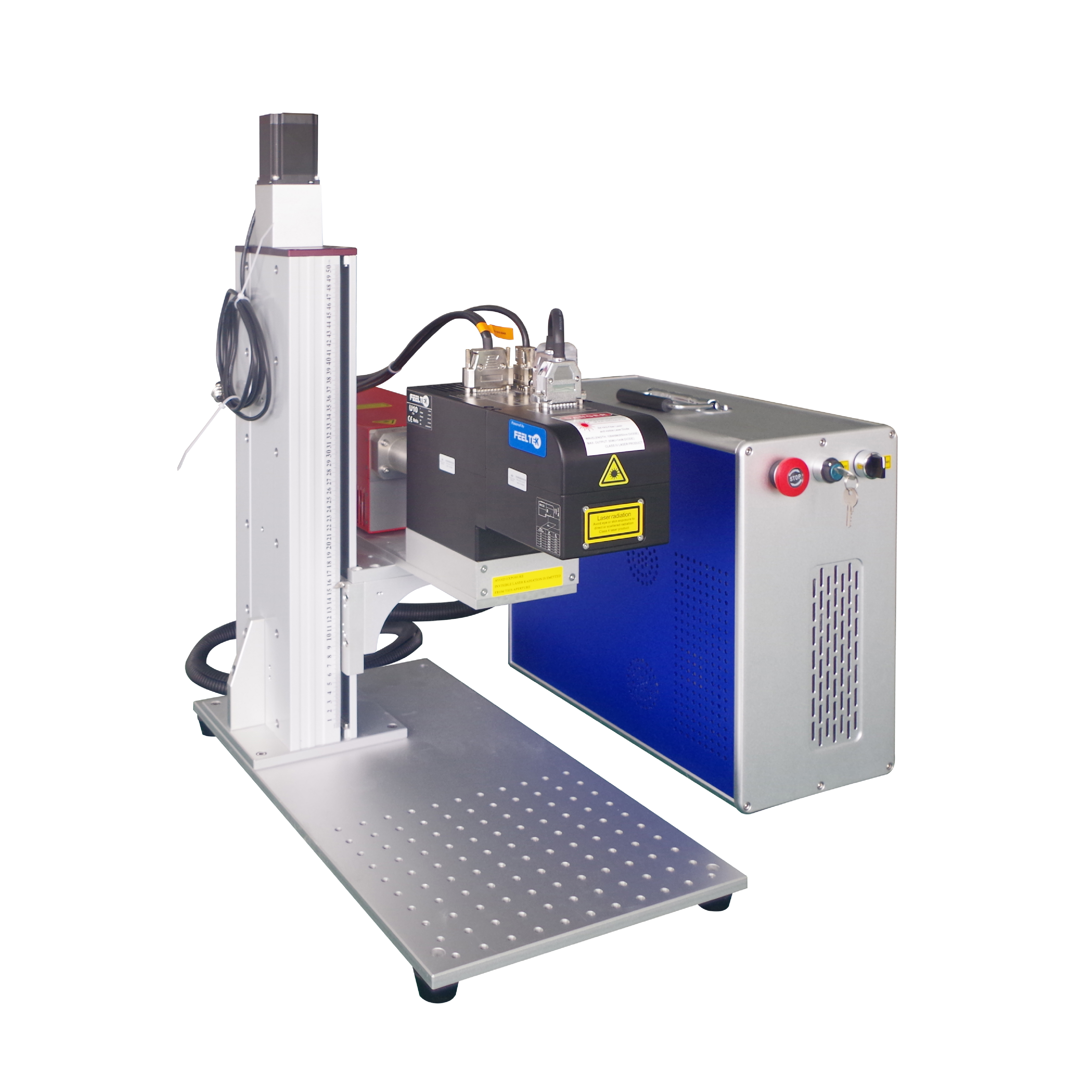 Uv Jpt 3w 5w 10w 15w 3D Laser Marking Machine / Plastic Glass Laser Engraving Machine