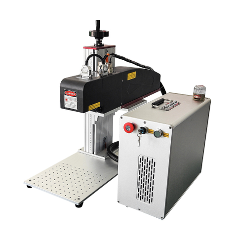 MOPA 100W 60W 50W Fiber Laser Marking 3D Dynamic Focusing Fiber Laser Engraving Machine for Mold Coins Deep Relief Engraving 