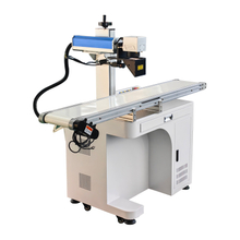 Versatile Fiber Laser Marking Machine 30W-100W, Camera Equipped, Auto Conveyor Function
