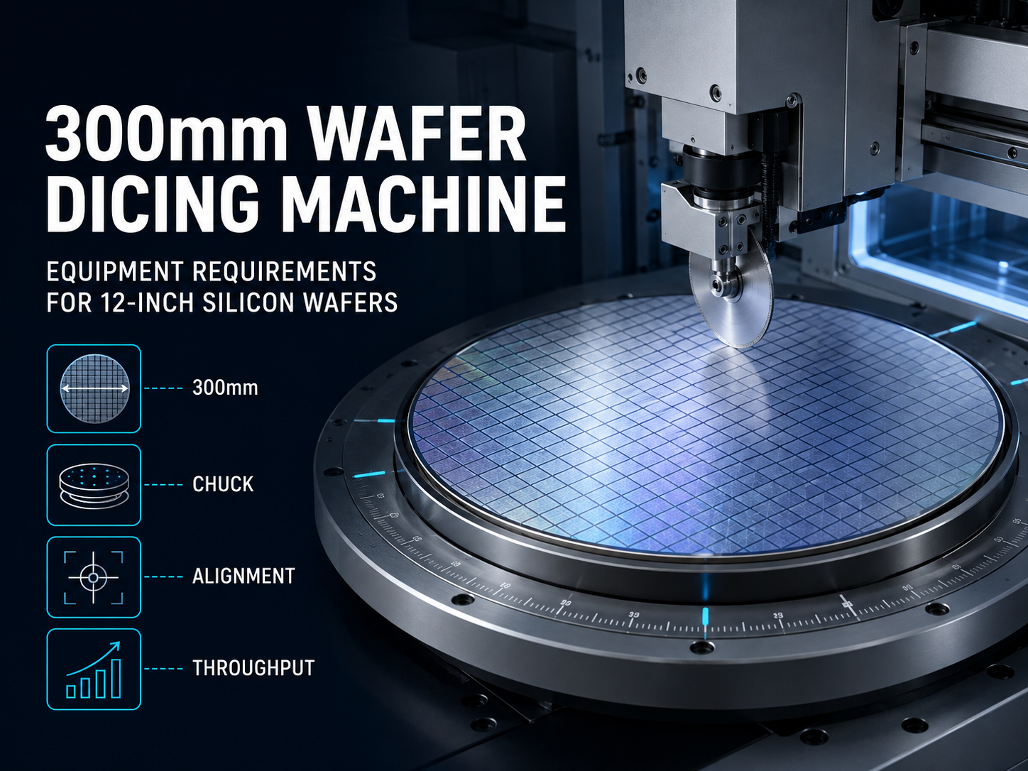 300mm Wafer Dicing Machine: Equipment Requirements for 12-Inch Silicon Wafers