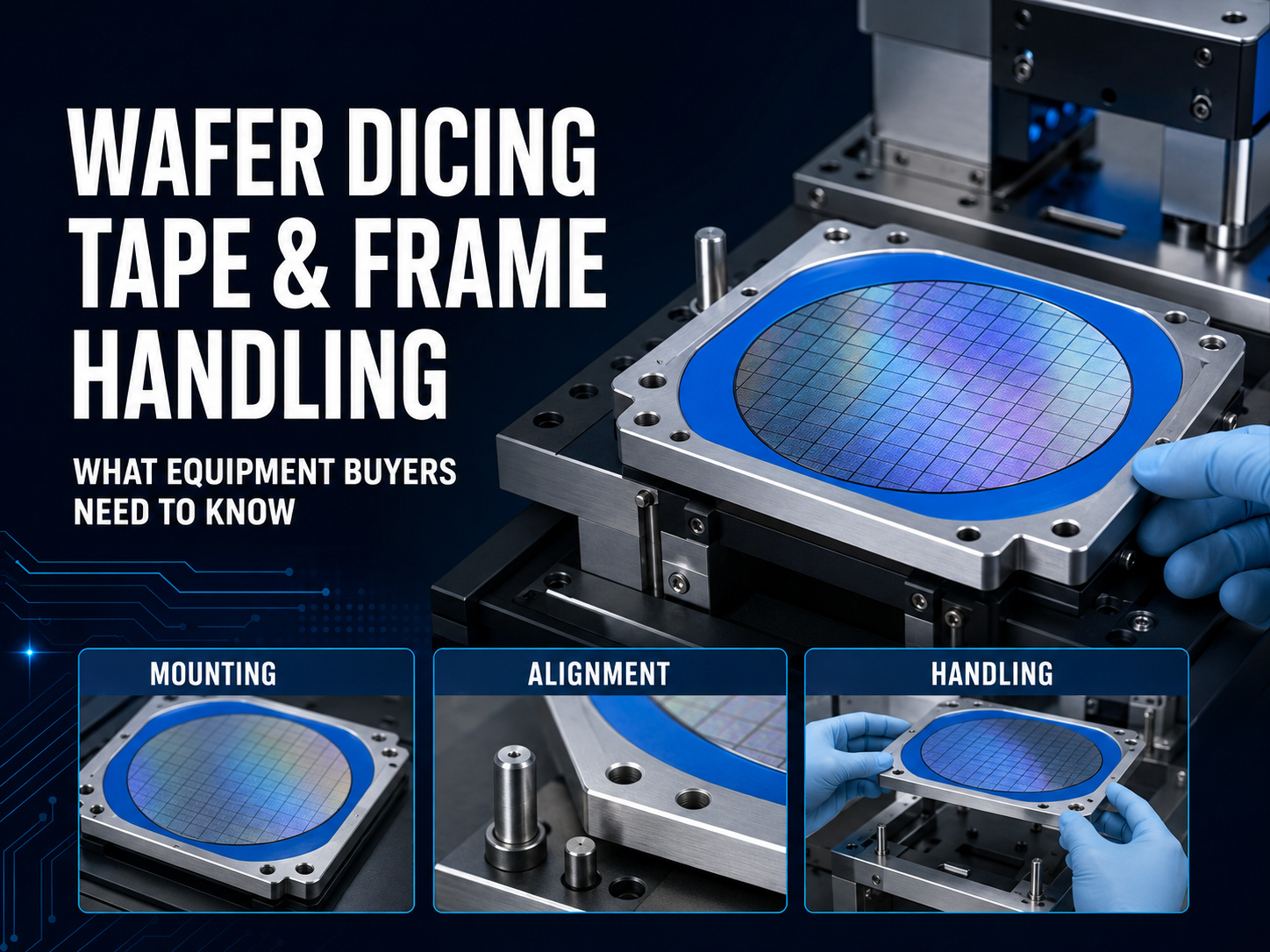 Wafer Dicing Tape and Frame Handling: What Equipment Buyers Need to Know