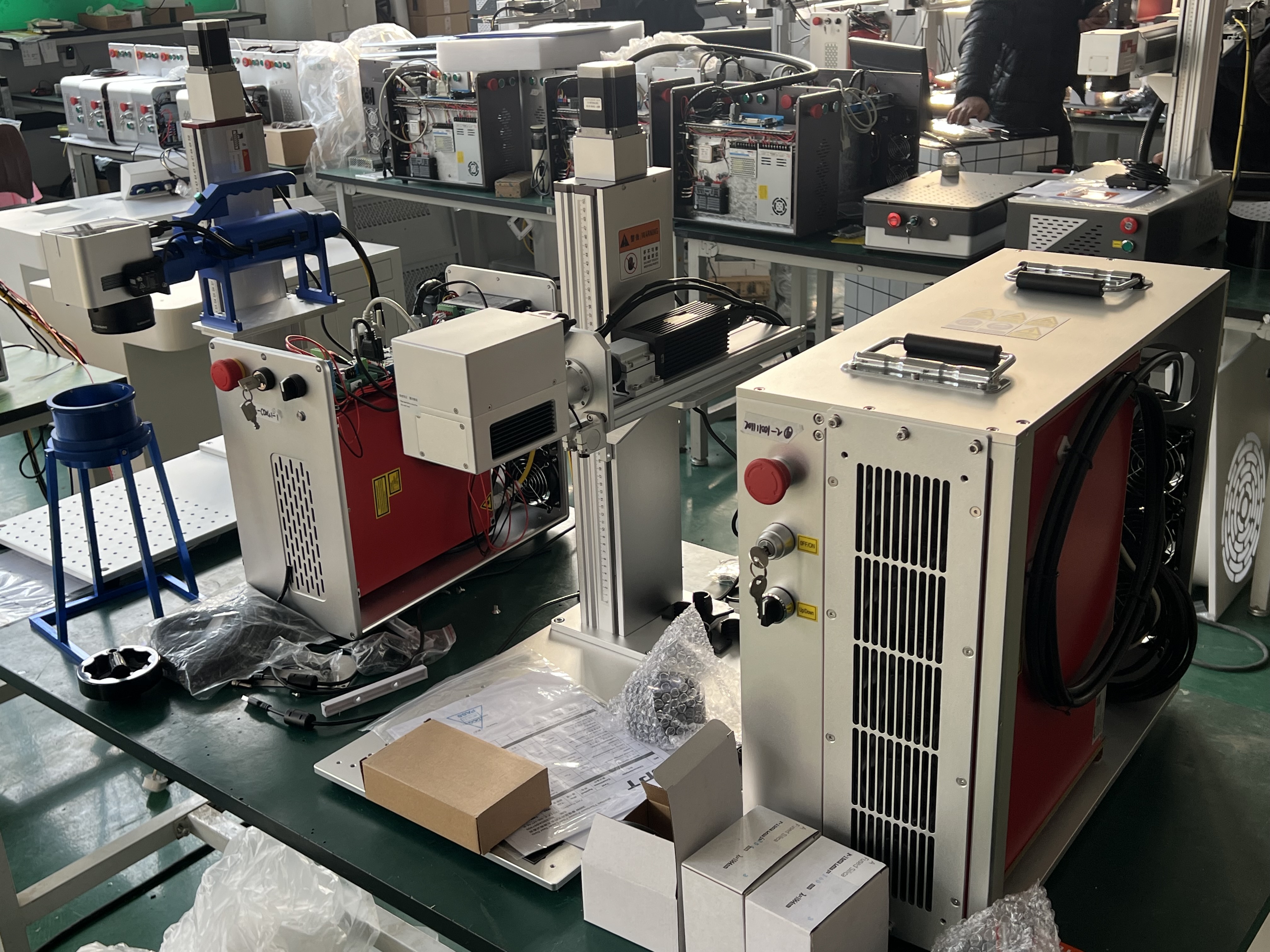 100W 200W 300W Laser Marking Machine JPT Laser Engraving Machine