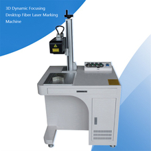 3D Dynamic Focus 30w 50w 60w 100w 120w Fiber Laser Marking Machne for Curved Surface,Relief Marking, 3D Marking