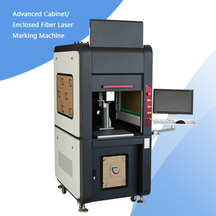 Ray Fine Full Closed JPT MOPA M7 20W 80W 100W 150W  200W Galvo Fiber Laser marking engraving Cutting Machine with Auto Focus And Cyclops Camera Position System 