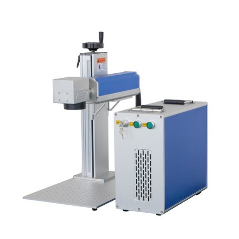 CNC Portable Split Fiber Laser Marking Machine with Raycus 20w 30w 50w Laser Source