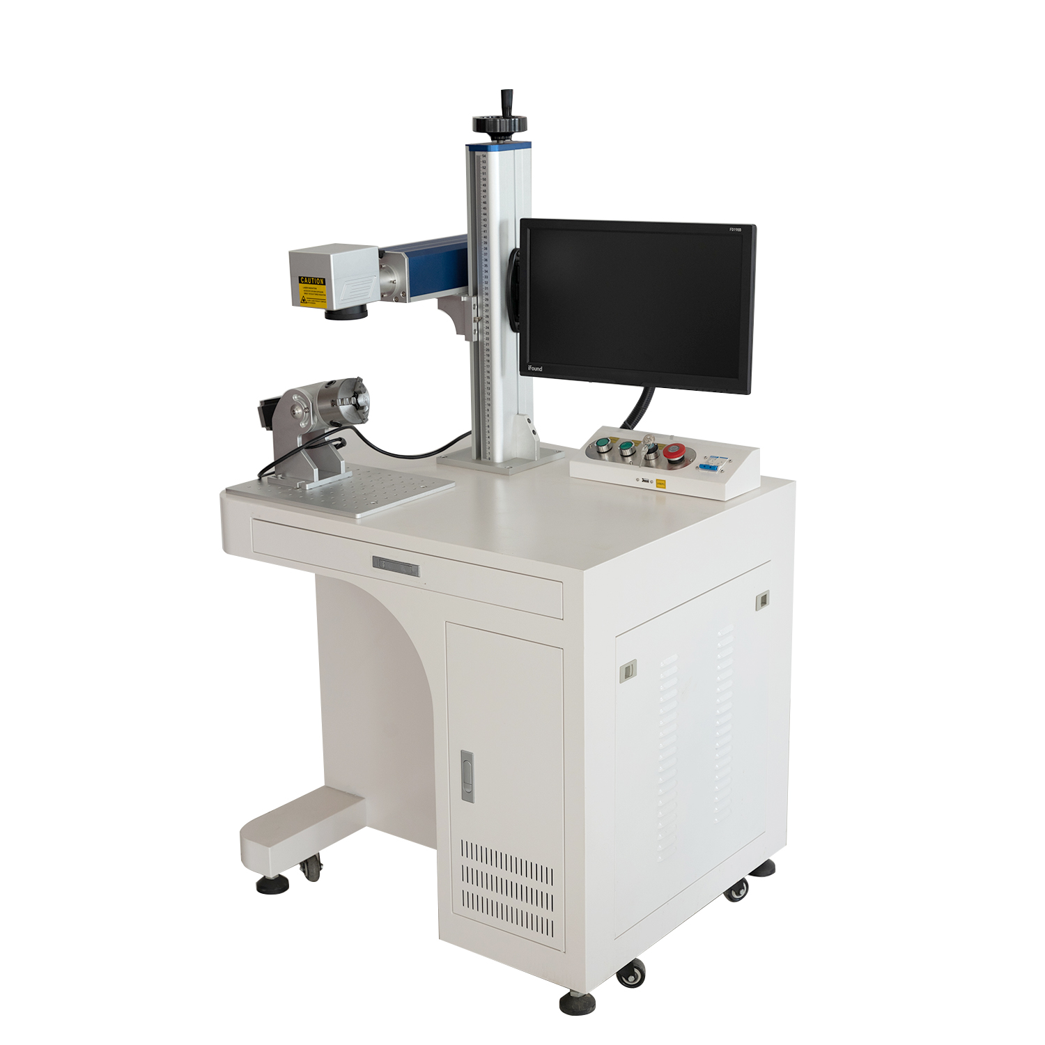 Economical Desktop 20W 30W 50W 60W 80W 100W Fiber MOPA Laser Marking Machine Metal Laser Engraving Cutting Machine