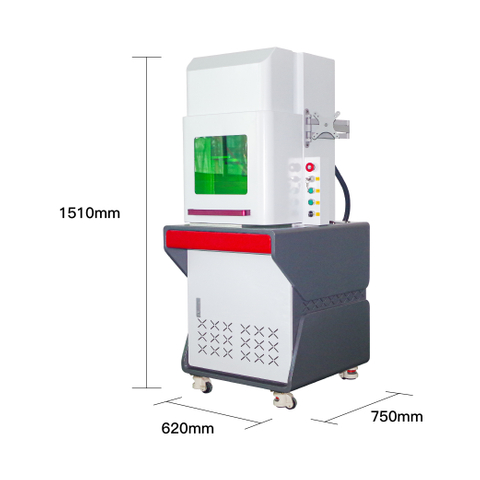 High precision enclosures closed 3w 5w 10w UV laser marking machine for PCB glass plastic metal with emergency stop button