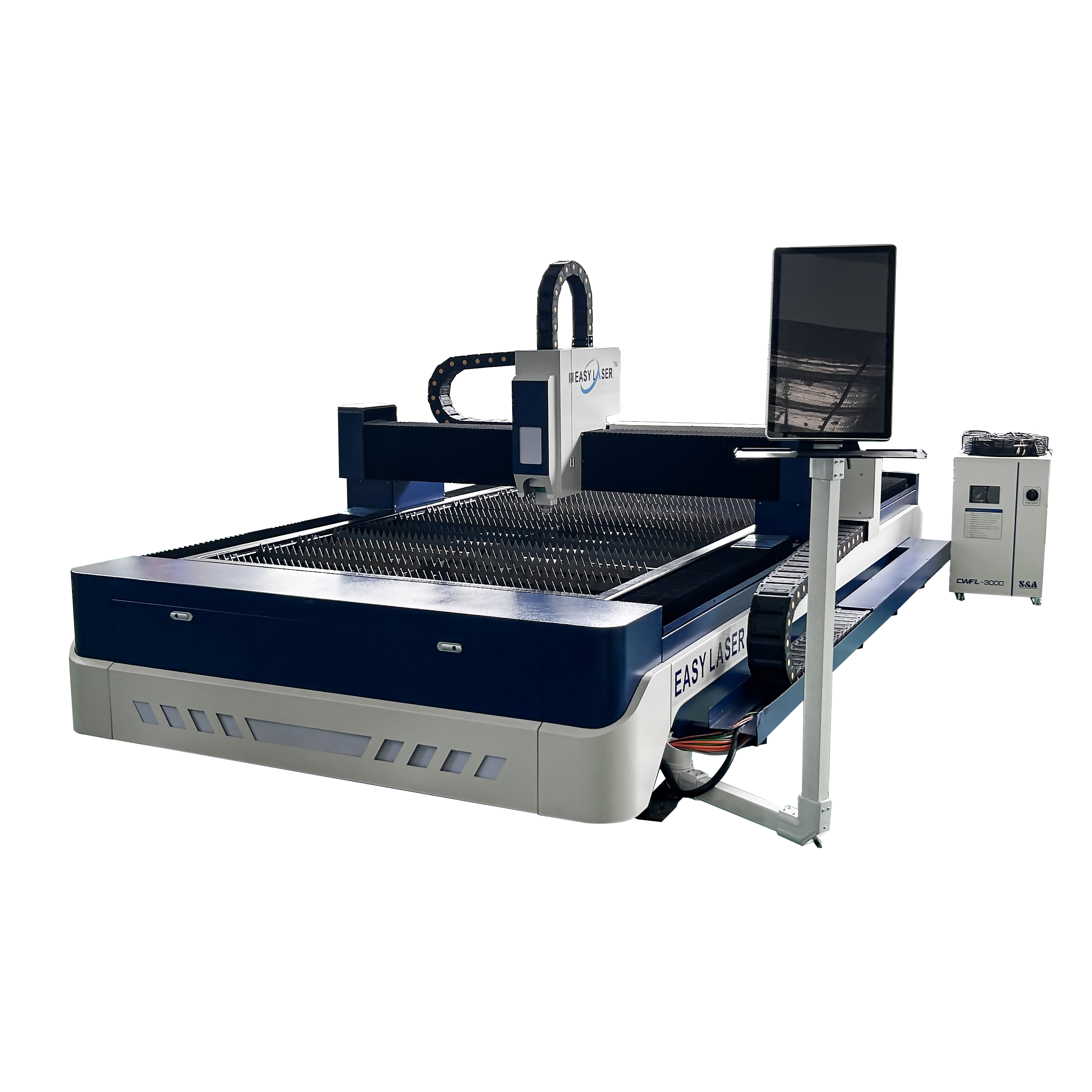 China Factory Flatbed Fiber laser cutting machine, high speed sheet metal Fiber laser cutter