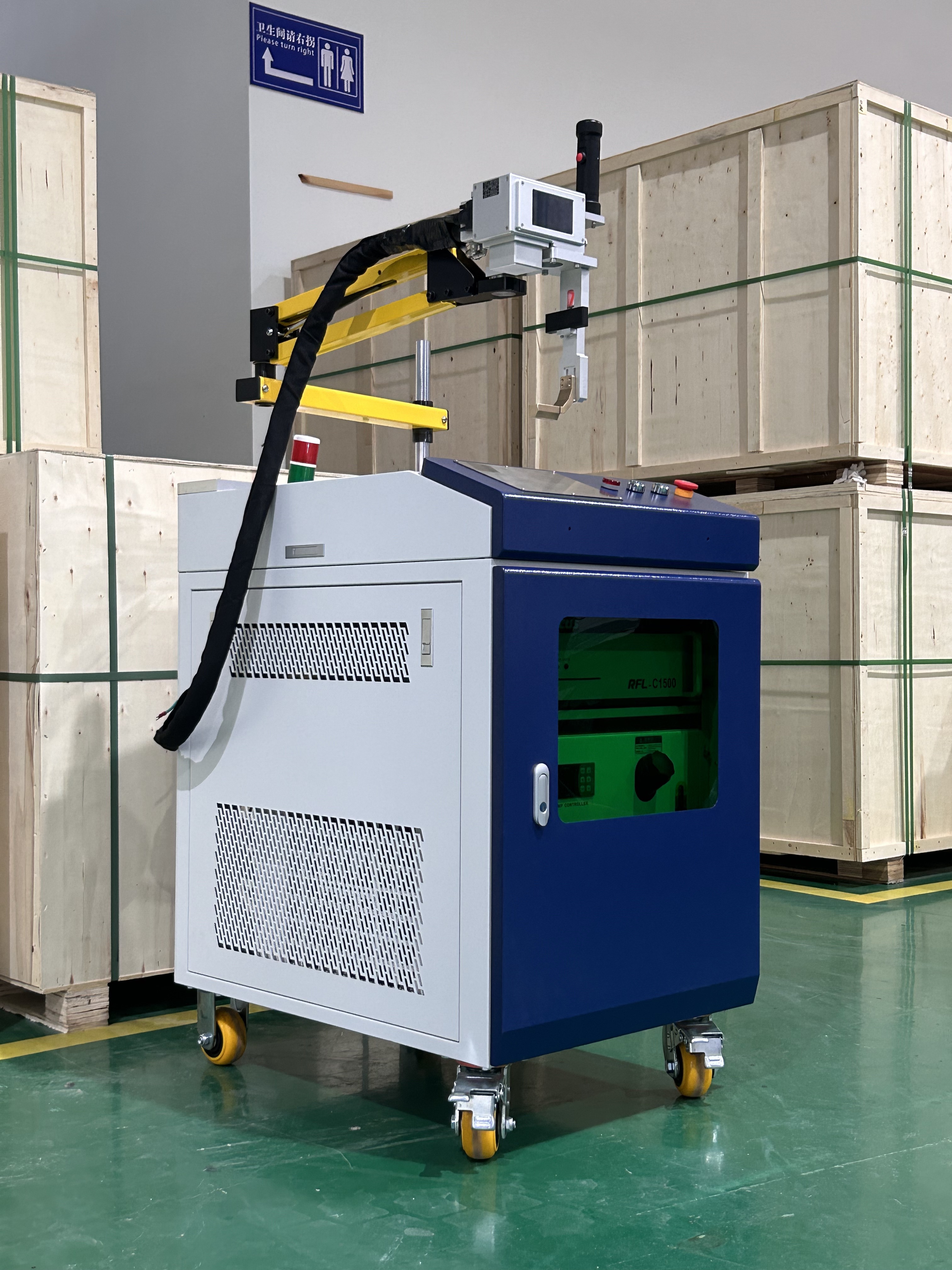 1.5KW 2KW 3KW Lithium battery fiber laser welding machine