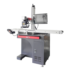 Automatic Positioning Focus Fiber Laser Marking Machine Flying Laser Engraving Machines 20W 30W 50W 100W with Camera