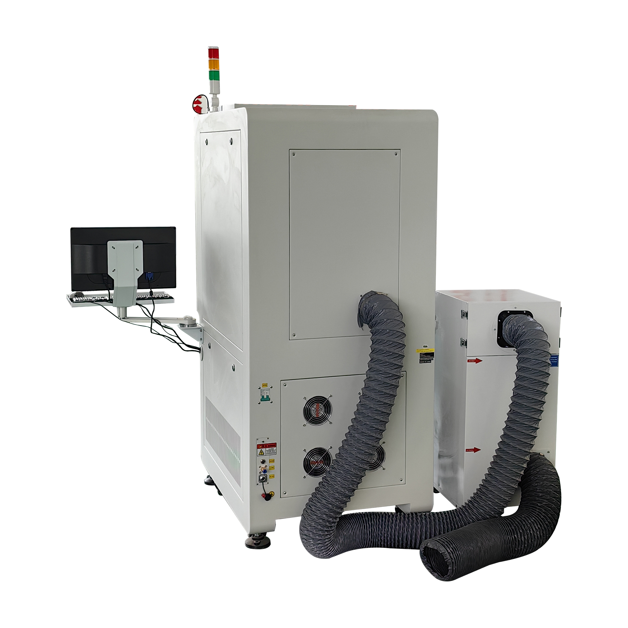 Full closed 200W 300W 350W fiber laser engraving machine, Galvo fiber laser cutting machine