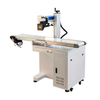 Versatile Fiber Laser Marking Machine 30W-100W, Camera Equipped, Auto Conveyor Function