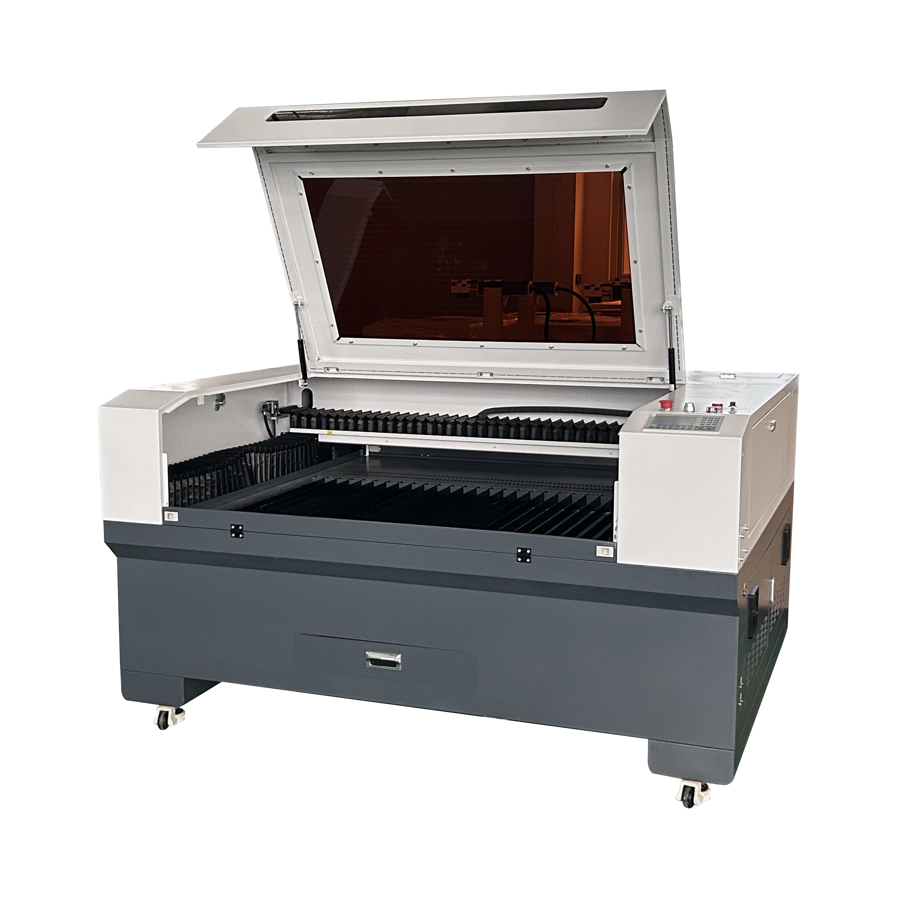 1390 High Precision Ball Screw Transmission Co2 Laser Cutting Machine 300W 500W 600W