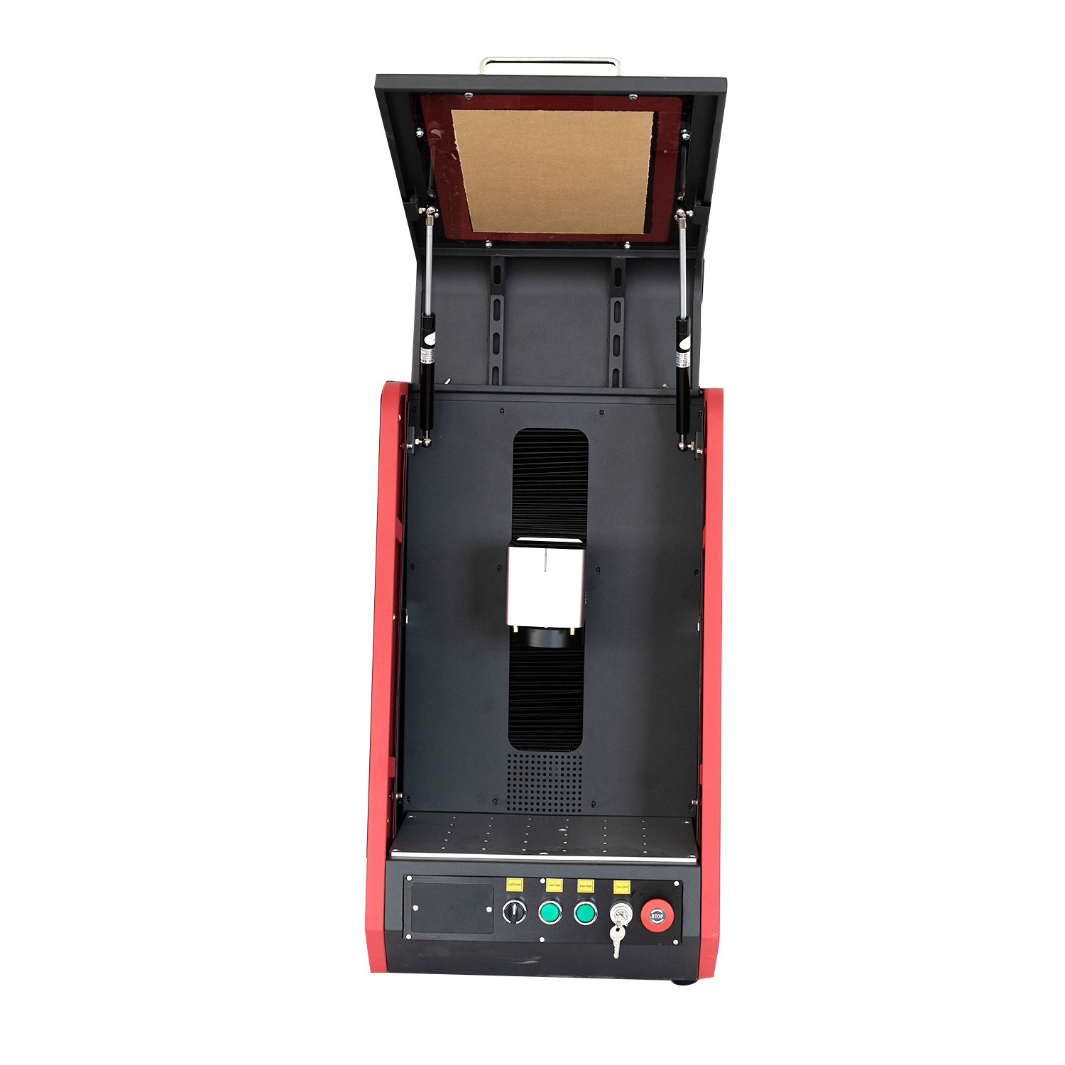 Enclosed Type Mini Portable CNC Fiber Laser Marker Engraver Marking Engraving Machine for Metal Plastic