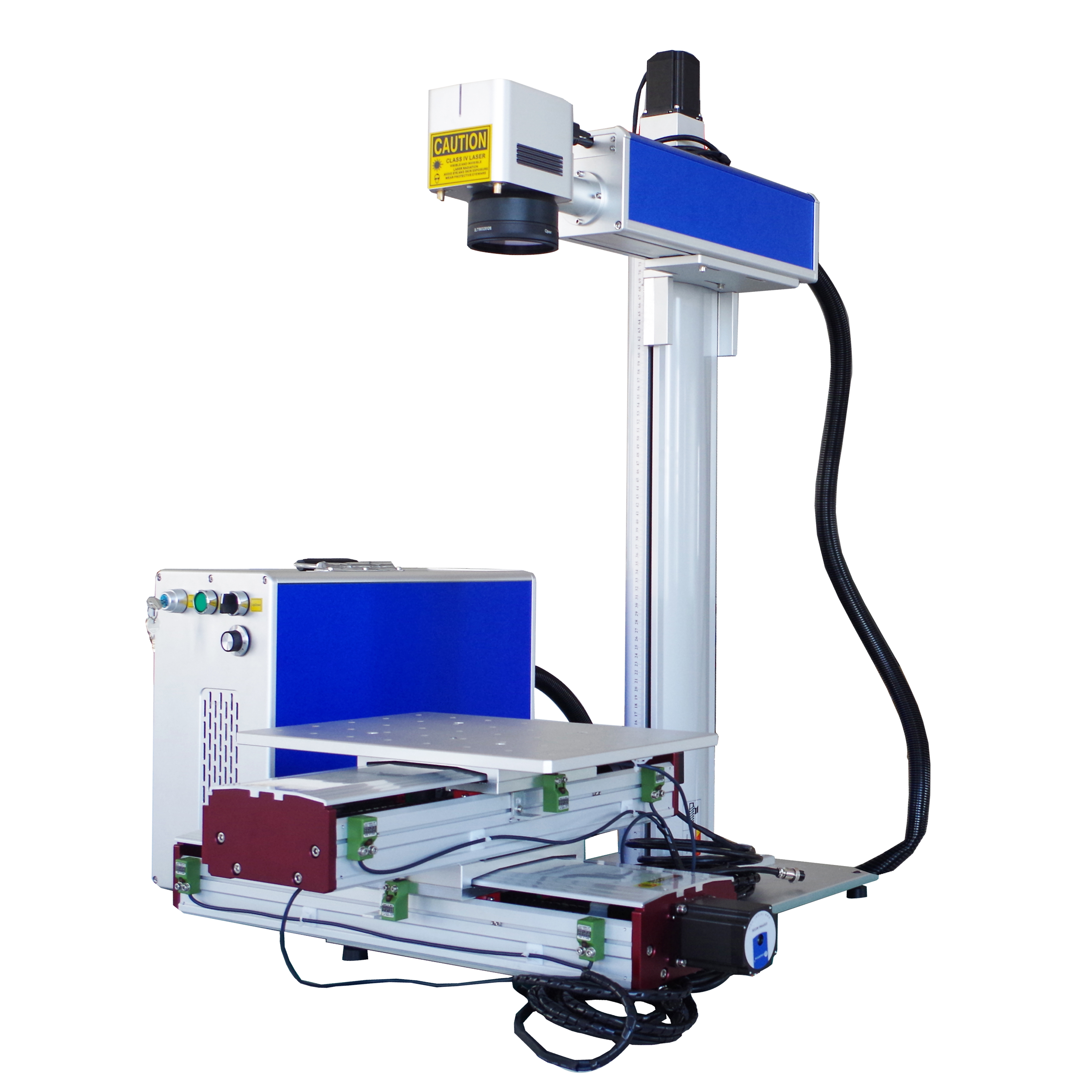 Fiber Laser Marking Machine Large Area Marking Stitching with XY Motorized Table