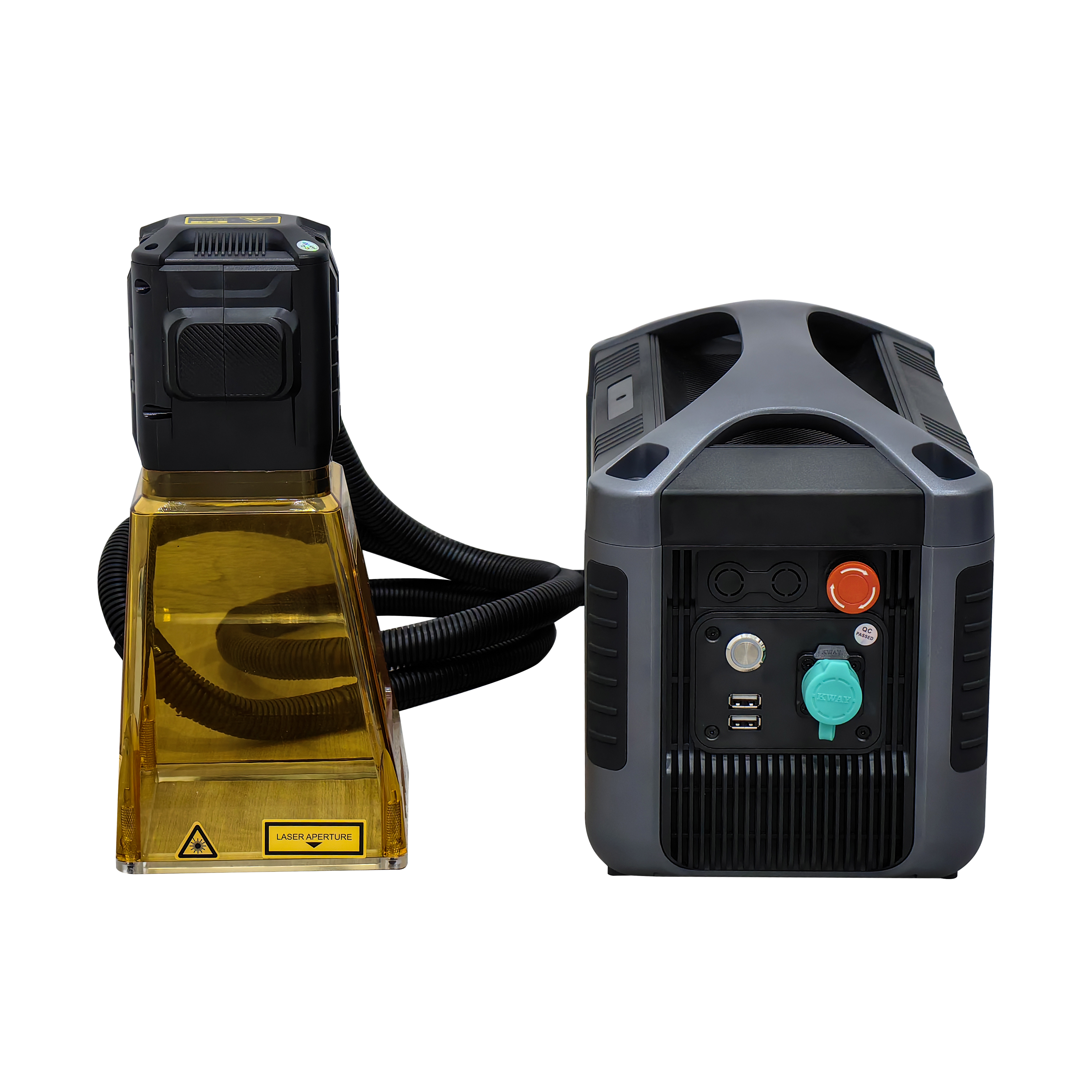 20W 30W 50W Handheld Laser Marking Machine Rechargeable And Mobile Battery Laser Printer 