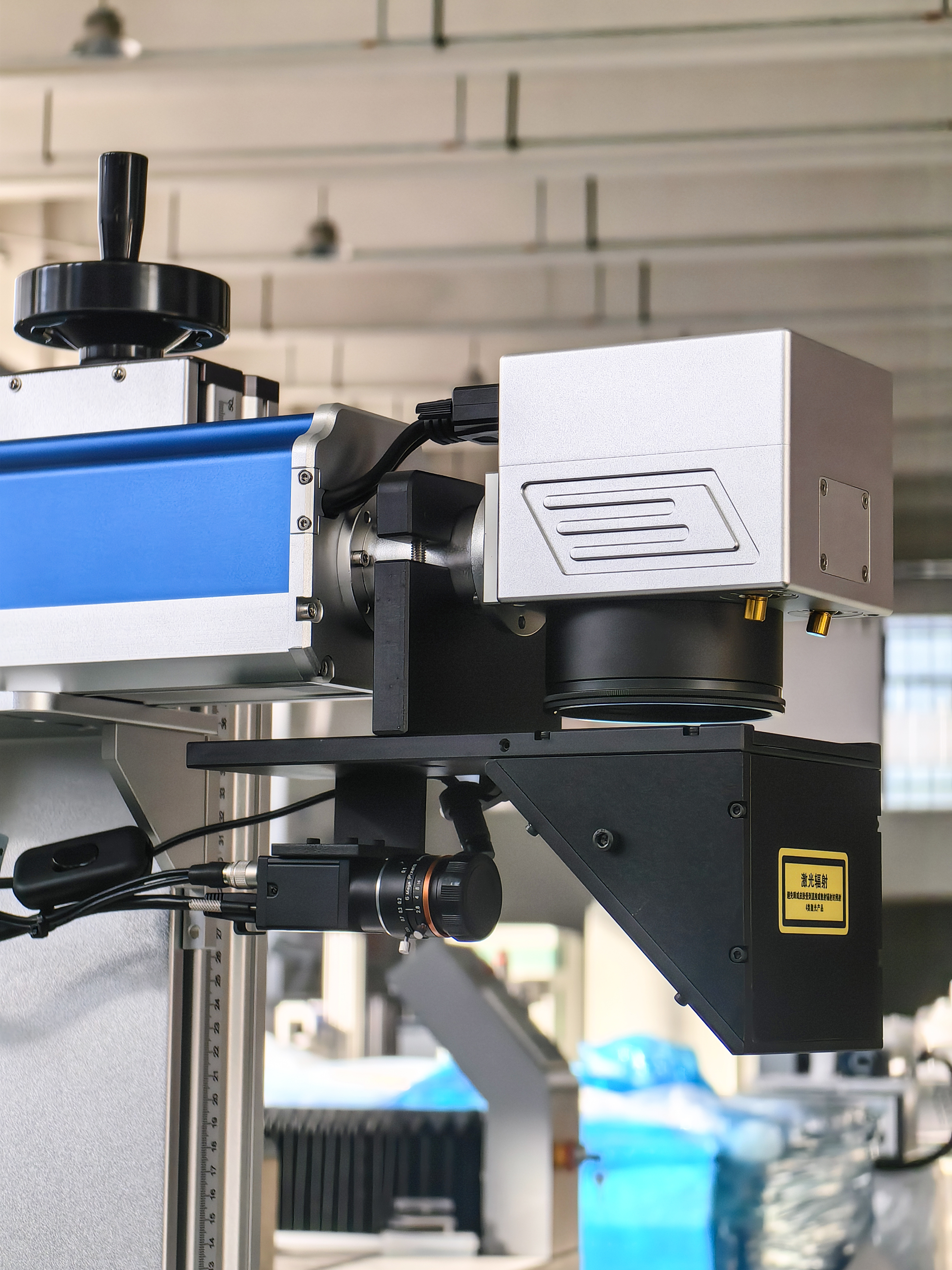 Versatile Fiber Laser Marking Machine 30W-100W, Camera Equipped, Auto Conveyor Function