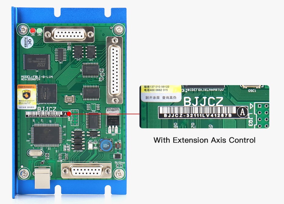 BJJCZ Ezcad2 Control Card FBLI-B-LV4A SZLI-B-LV4A LMCV4-FIBER-M Laser Controller for Laser Marking Machine