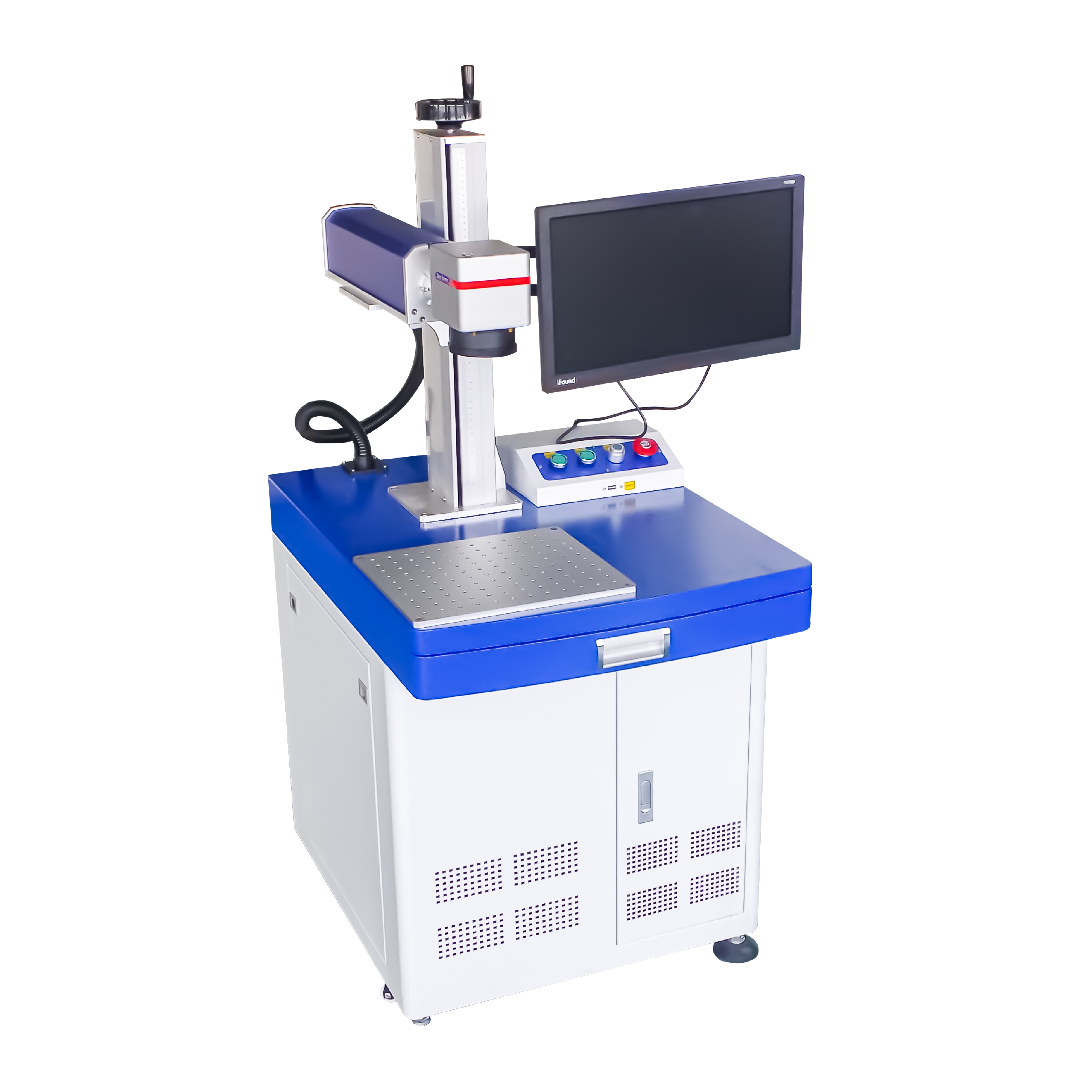 Metal Laser Engraving Machine Metal Smart Color Fiber Laser Marking Machine 20w 30w 50w