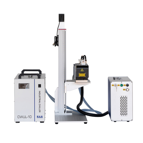 3D 5W 10W 15W UV laser marking machine for engraving drinking glass wine glass curved surface