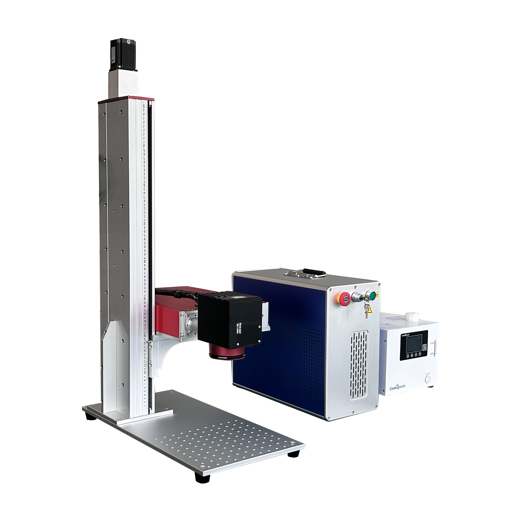 100W Fiber Laser Marking Machine for cutting glass, laser glass drilling machine