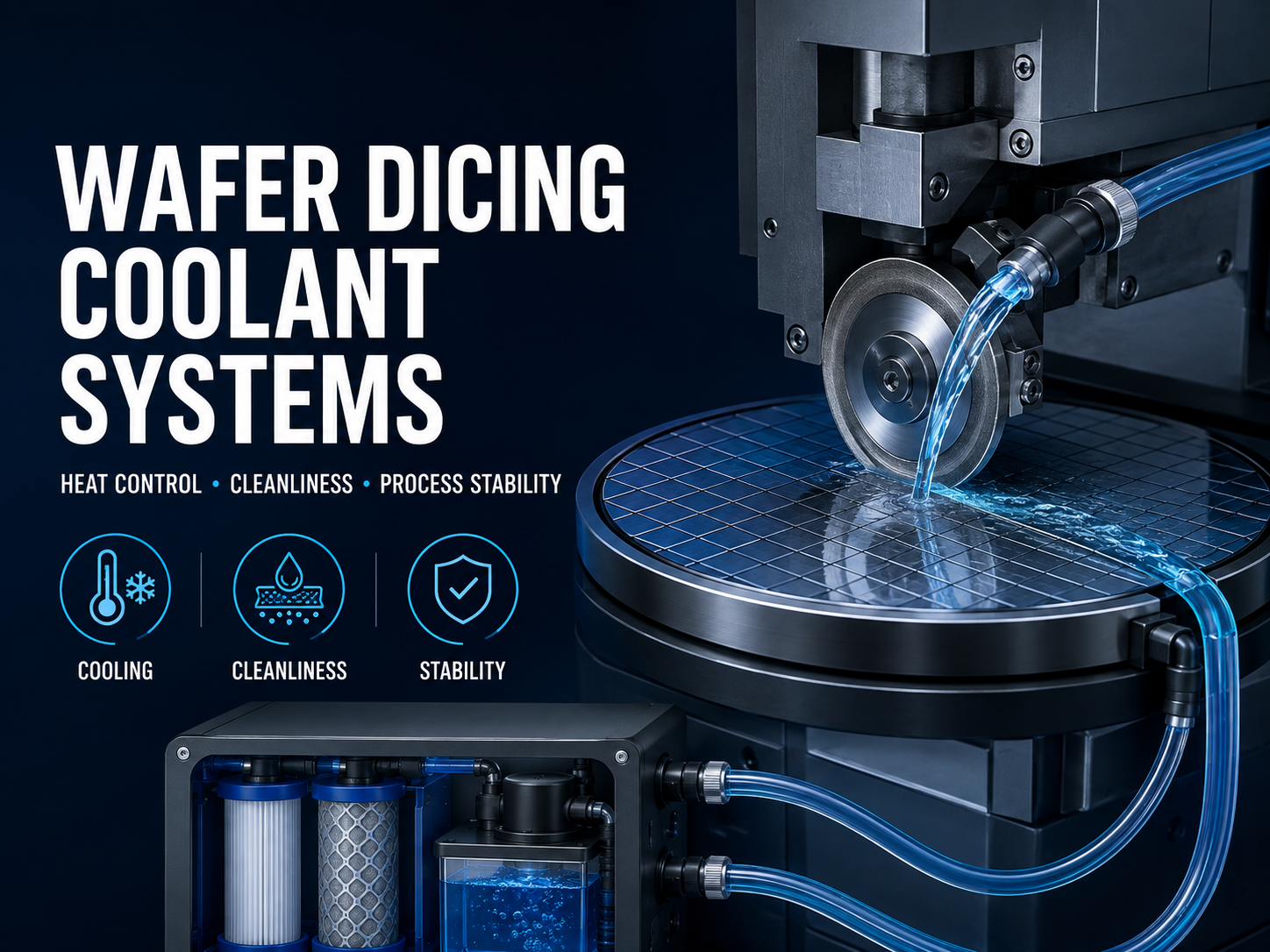 Wafer Dicing Coolant Systems: Heat Control, Cleanliness, and Process Stability