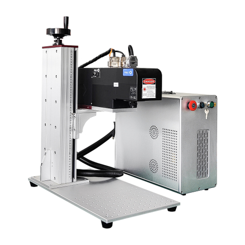 Portable JPT Raycus 50W 60W 100W 3D Fiber Laser Marking Machine Relief Engraving Curved Surface Marker