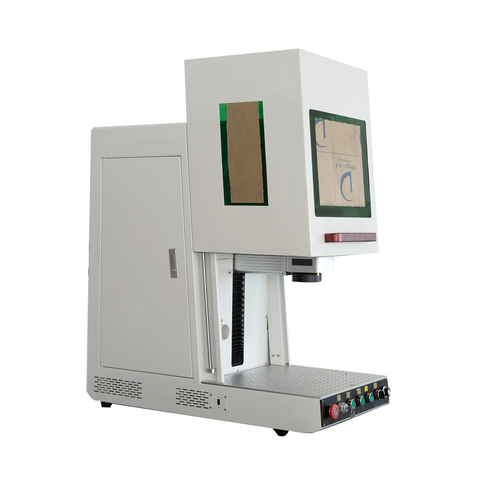 Closed Fiber Mopa Laser Marking Machine 30W 50W 60W 100W 300X300mm