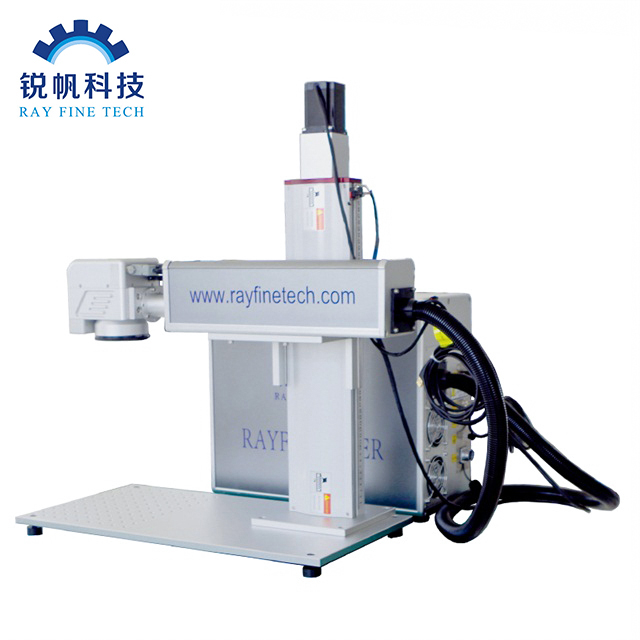 JPT M6 Mopa Portable Split Mini Fiber Laser Marking Machine 30W with Auto Focus And Cyclops Camera Position