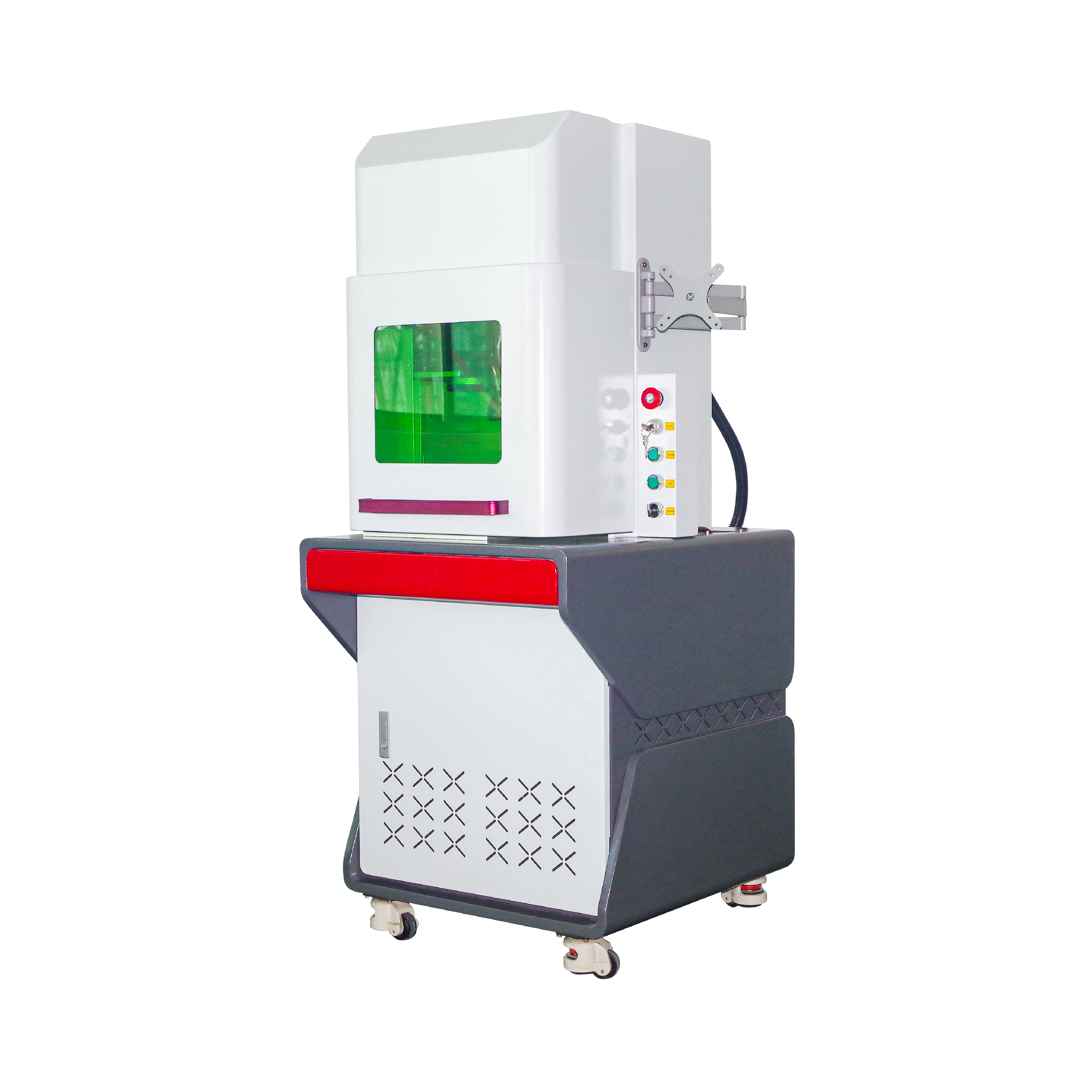 Enclosed 30W 35W 60W Metal Tube CO2 Laser Engraving Marking Machine DAVI Laser Marker for Plastic Acrylic Paper Leather Wooden Product