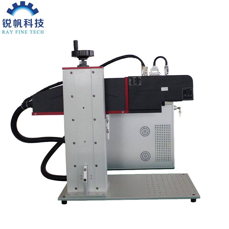 Portable Split Style 3D Dynamic Focus 50w Fiber Laser Marking Machine for Curved Surface, Relief Marking And 3D Marking